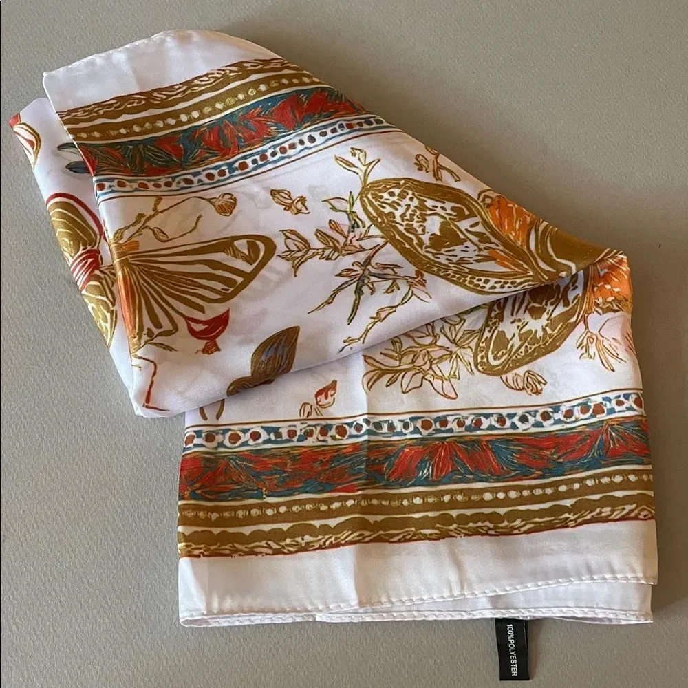 Butterfly Print Scarf N1382